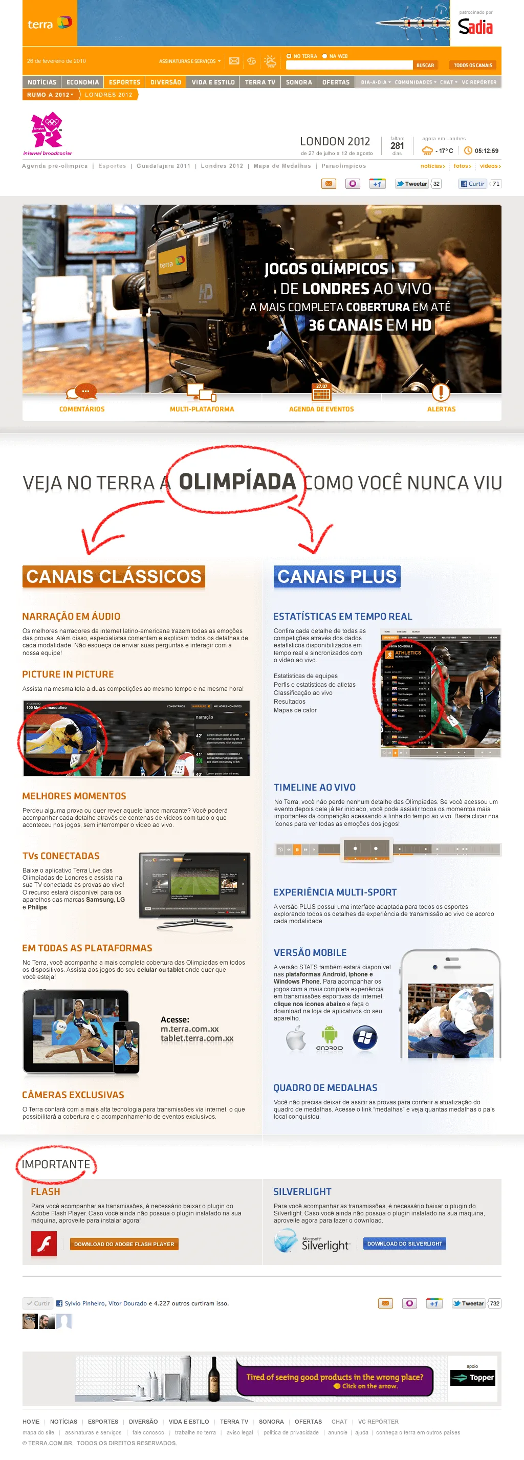 Launch page explaining Classic channels versus Plus channels